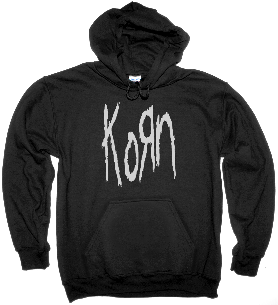 KORN LOGO NEW BLACK HOODIE