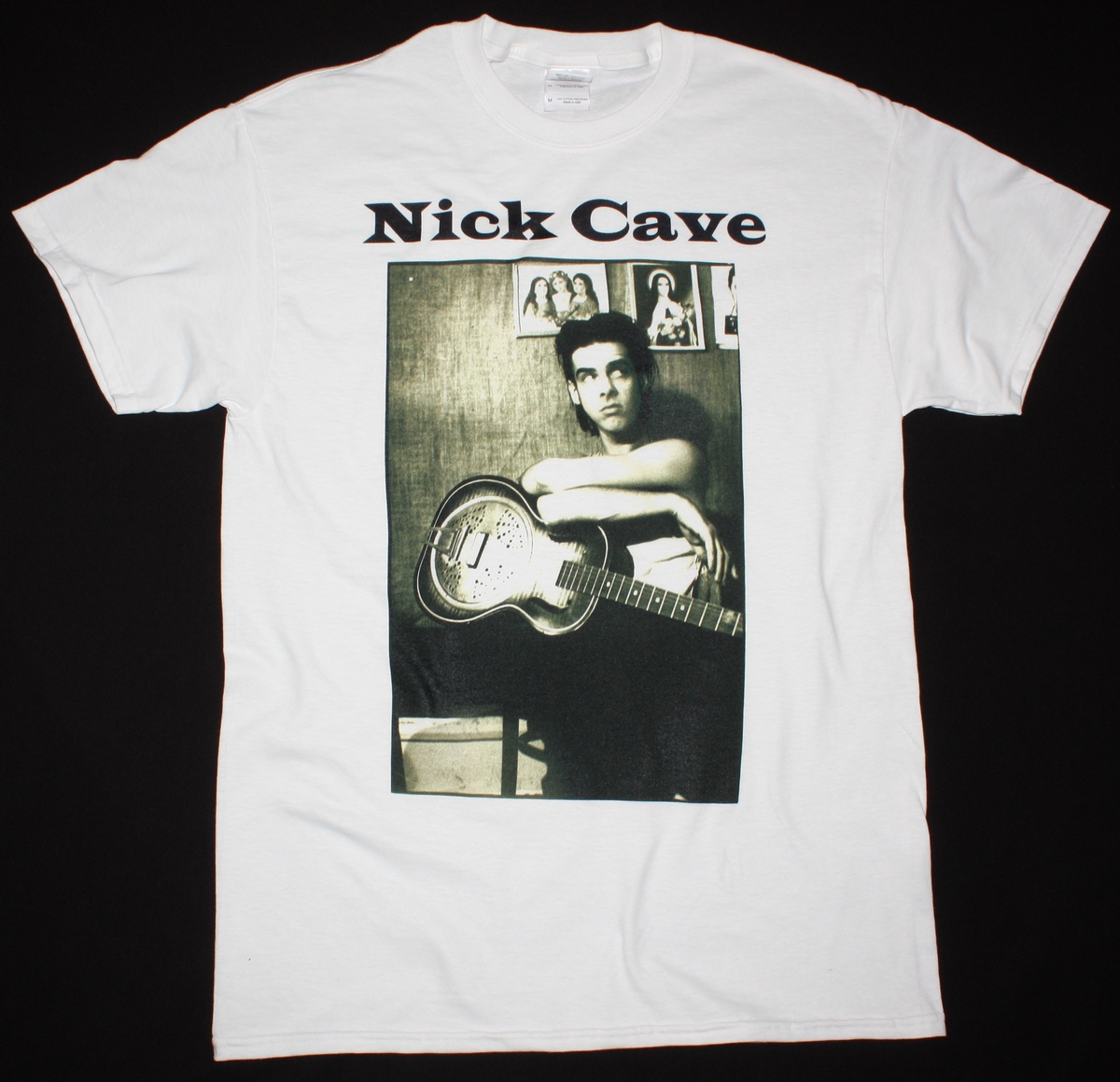 NICK CAVE PHOTO NEW WHITE T-SHIRT