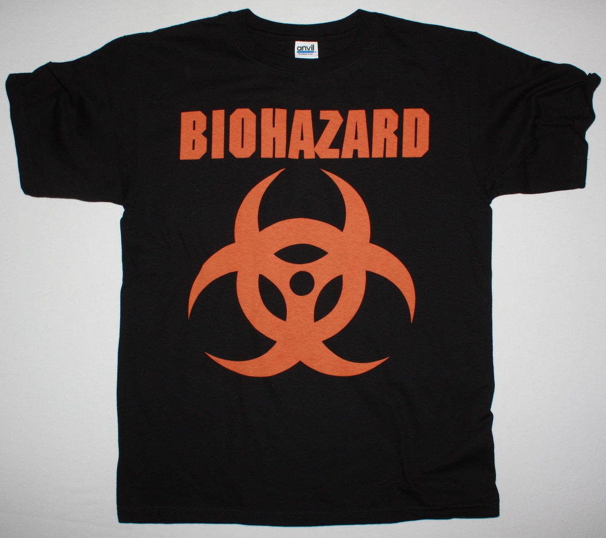 BIOHAZARD LOGO NEW BLACK T-SHIRT