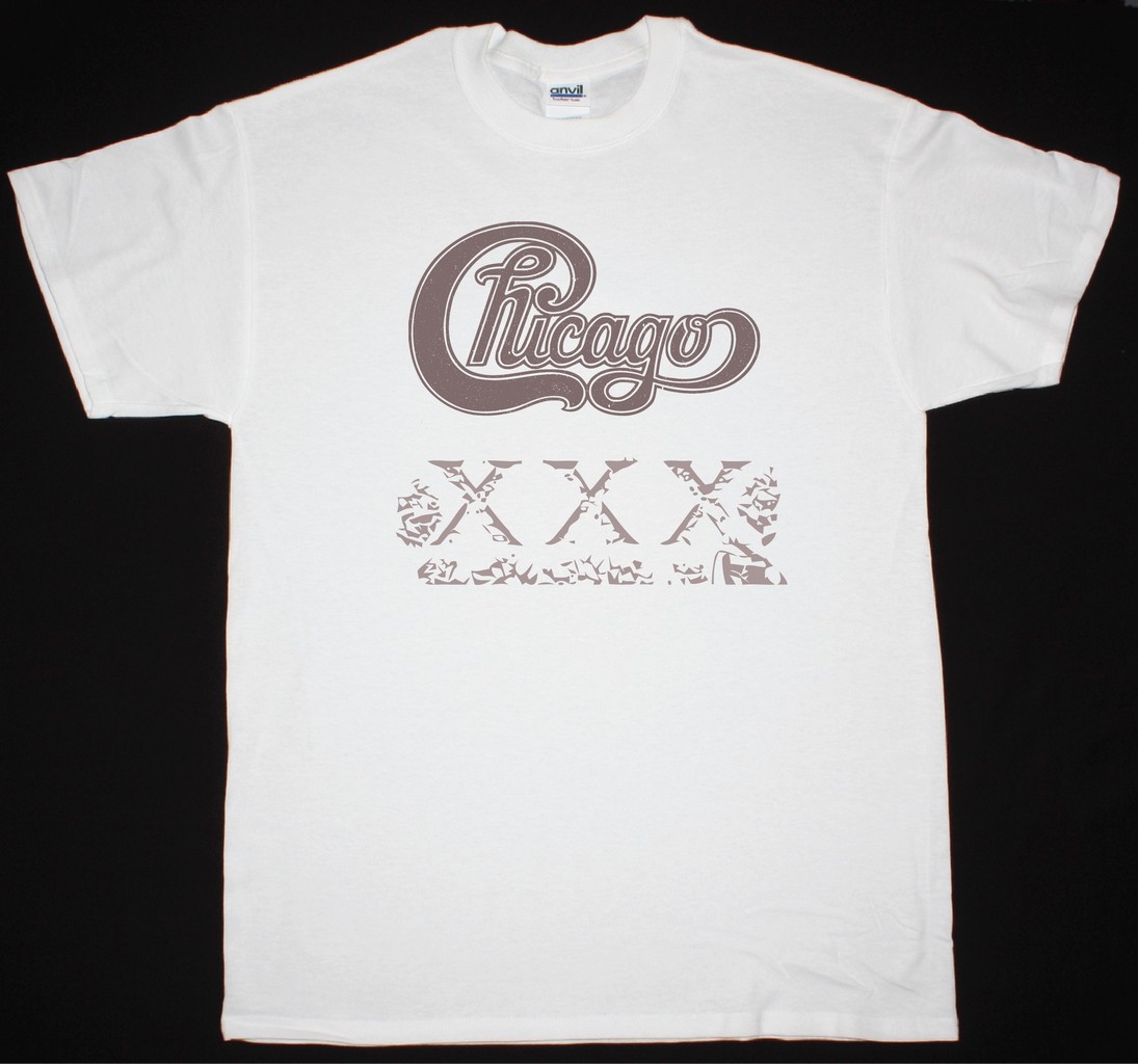 CHICAGO XXX NEW WHITE T-SHIRT