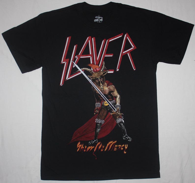 SLAYER SHOW NO MERCY'83  NEW BLACK T-SHIRT