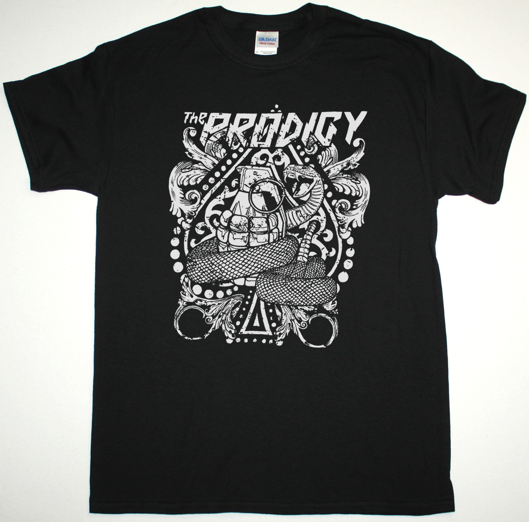 THE PRODIGY SNAKE NEW BLACK T SHIRT