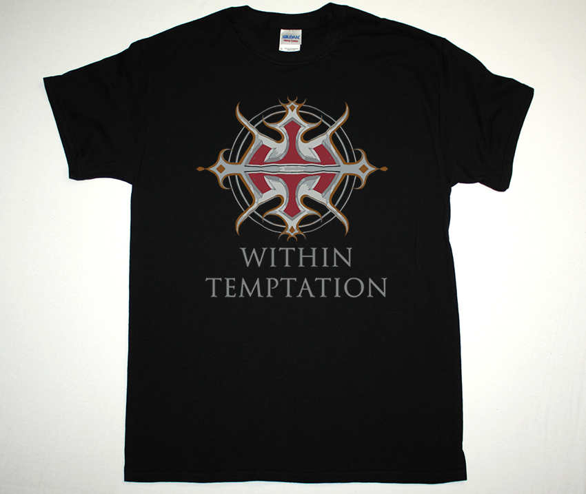 WITHIN TEMPTATION LOGO NEW BLACK T-SHIRT