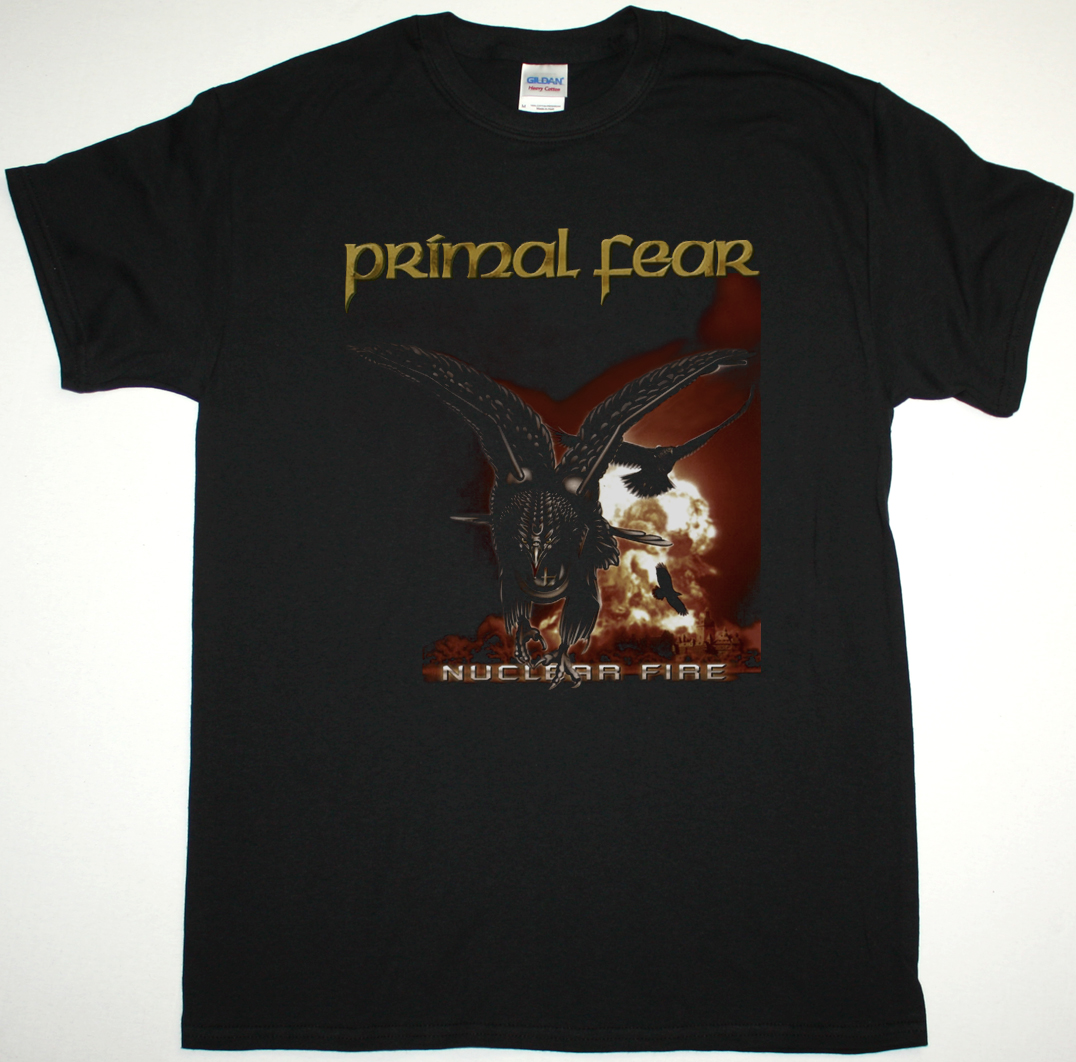PRIMAL FEAR NUCLEAR FIRE NEW BLACK T-SHIRT