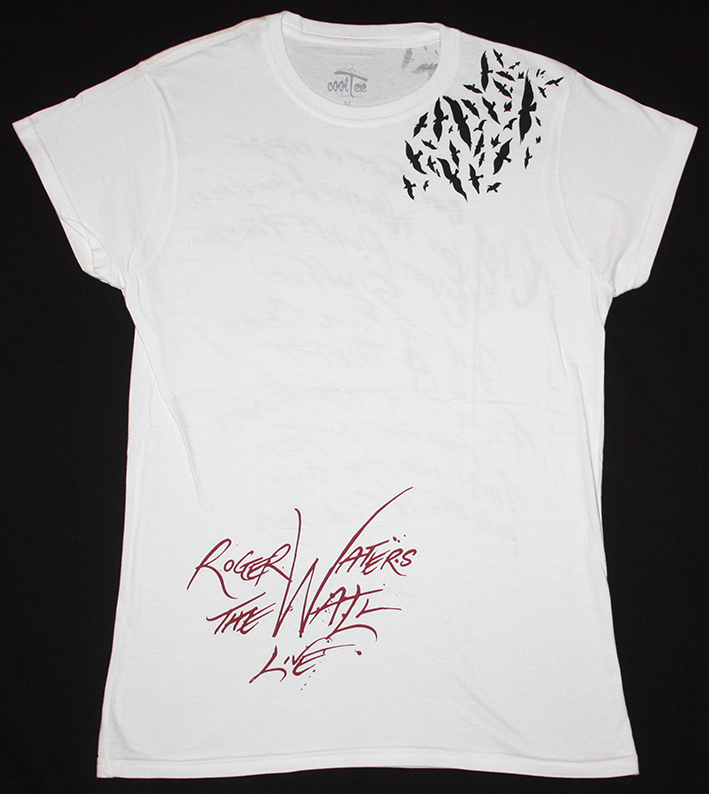 ROGER WATERS  A THEFT LADY NEW WHITE T-SHIRT