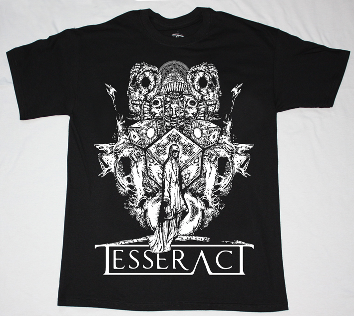 TESSERACT BOX  NEW BLACK T-SHIRT