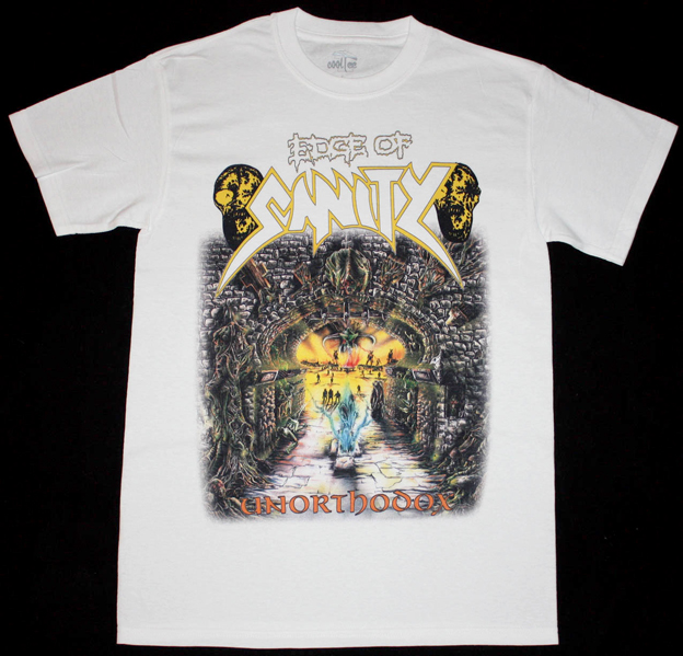 EDGE OF SANITY UNORTHODOX'92 NEW WHITE T-SHIRT