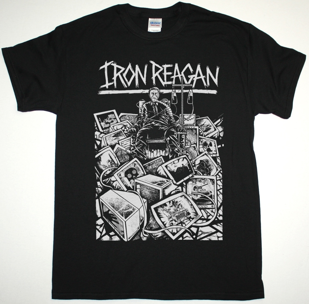 IRON REAGAN BLEEDING FRENZY NEW BLACK T-SHIRT