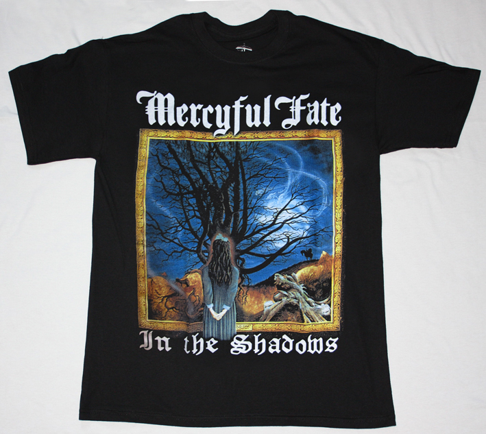 MERCYFUL FATE IN THE SHADOWS NEW BLACK T-SHIRT