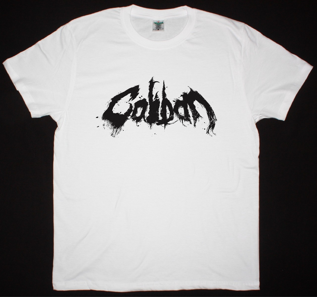 CALIBAN LOGO NEW WHITE T-SHIRT