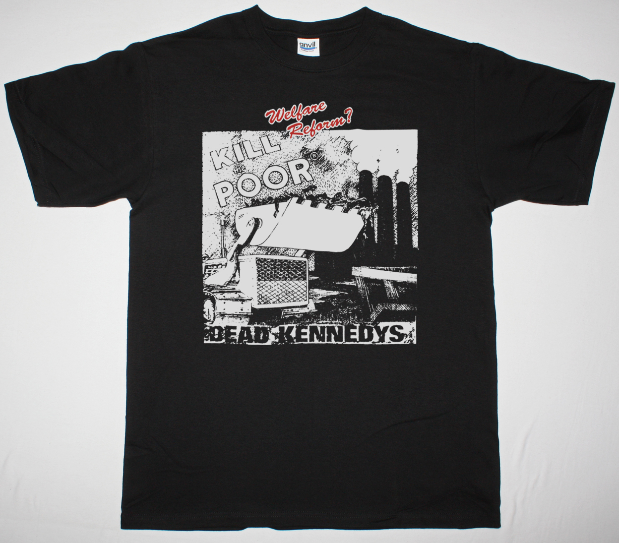 DEAD KENNEDYS KILL THE POOR NEW BLACK T-SHIRT