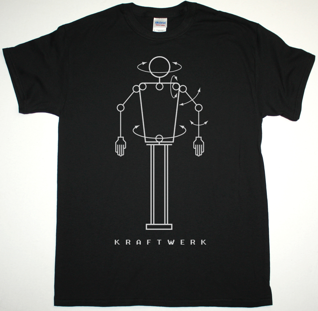 KRAFTWERK ROBOT NEW BLACK T-SHIRT