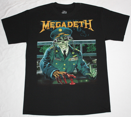 MEGADETH HOLY WARS '91 NEW BLACK T-SHIRT