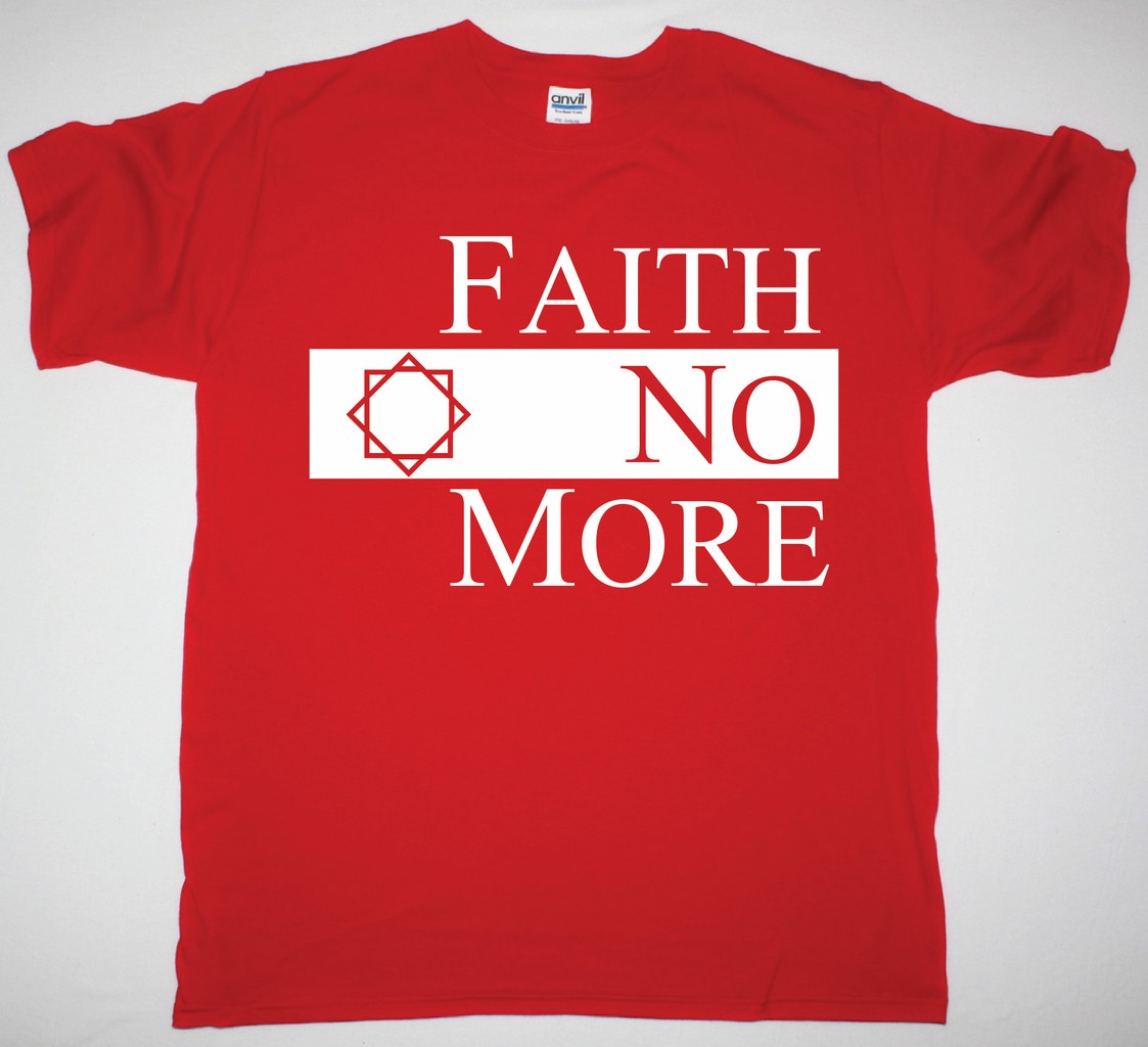 FAITH NO MORE CLASSIC LOGO NEW RED T-SHIRT