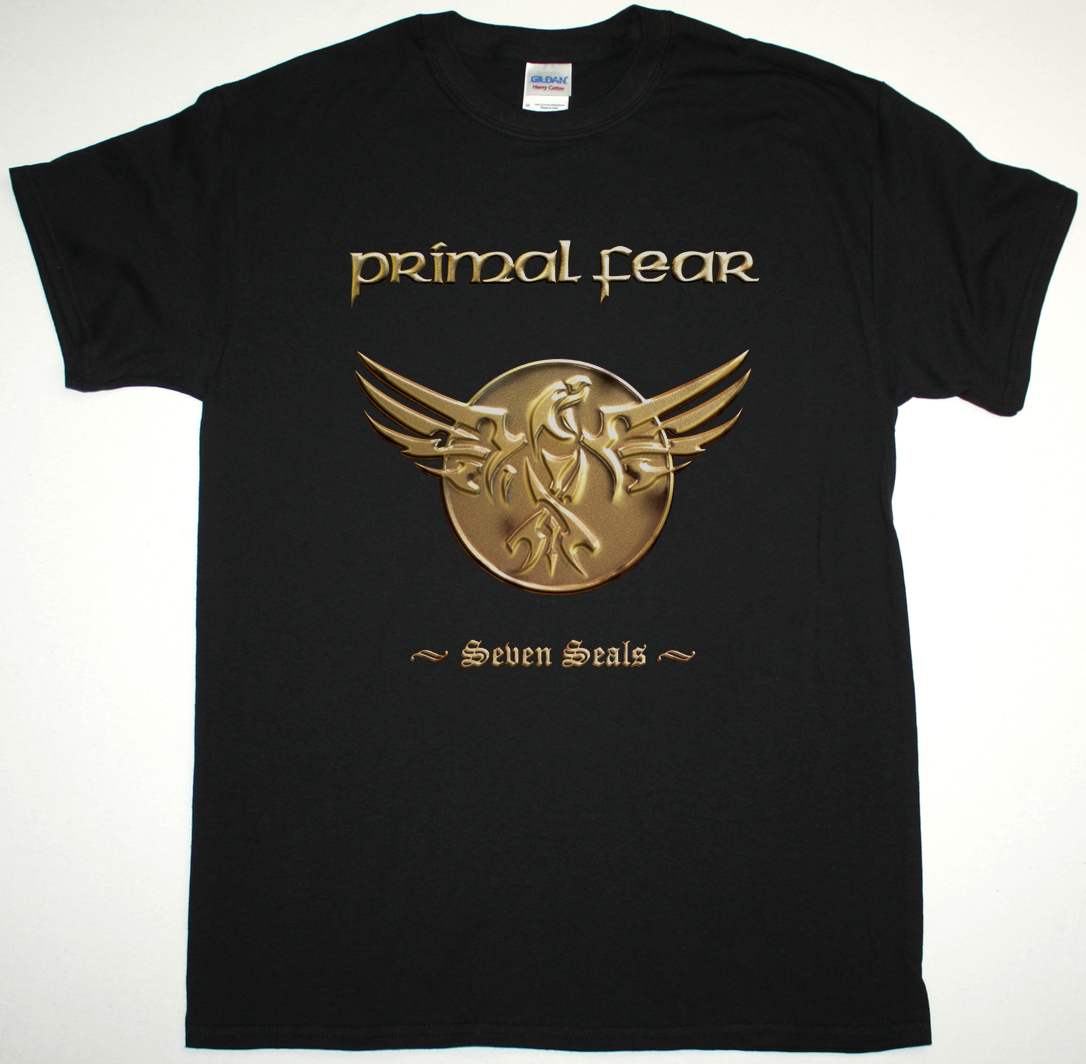 PRIMAL FEAR SEVEN SEALS NEW BLACK T-SHIRT