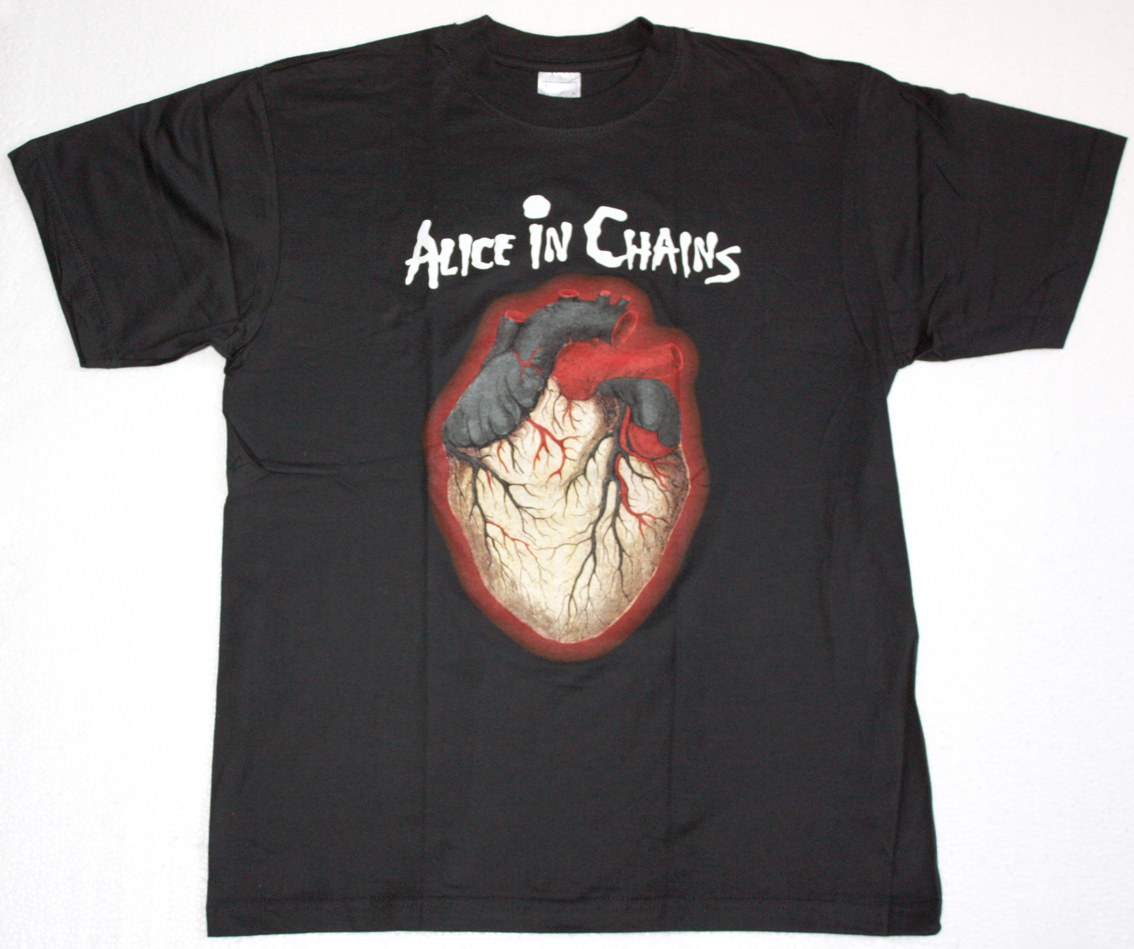 ALICE IN CHAINS BLACK GIVES WAY TO BLUE  NEW BLACK T-SHIRT