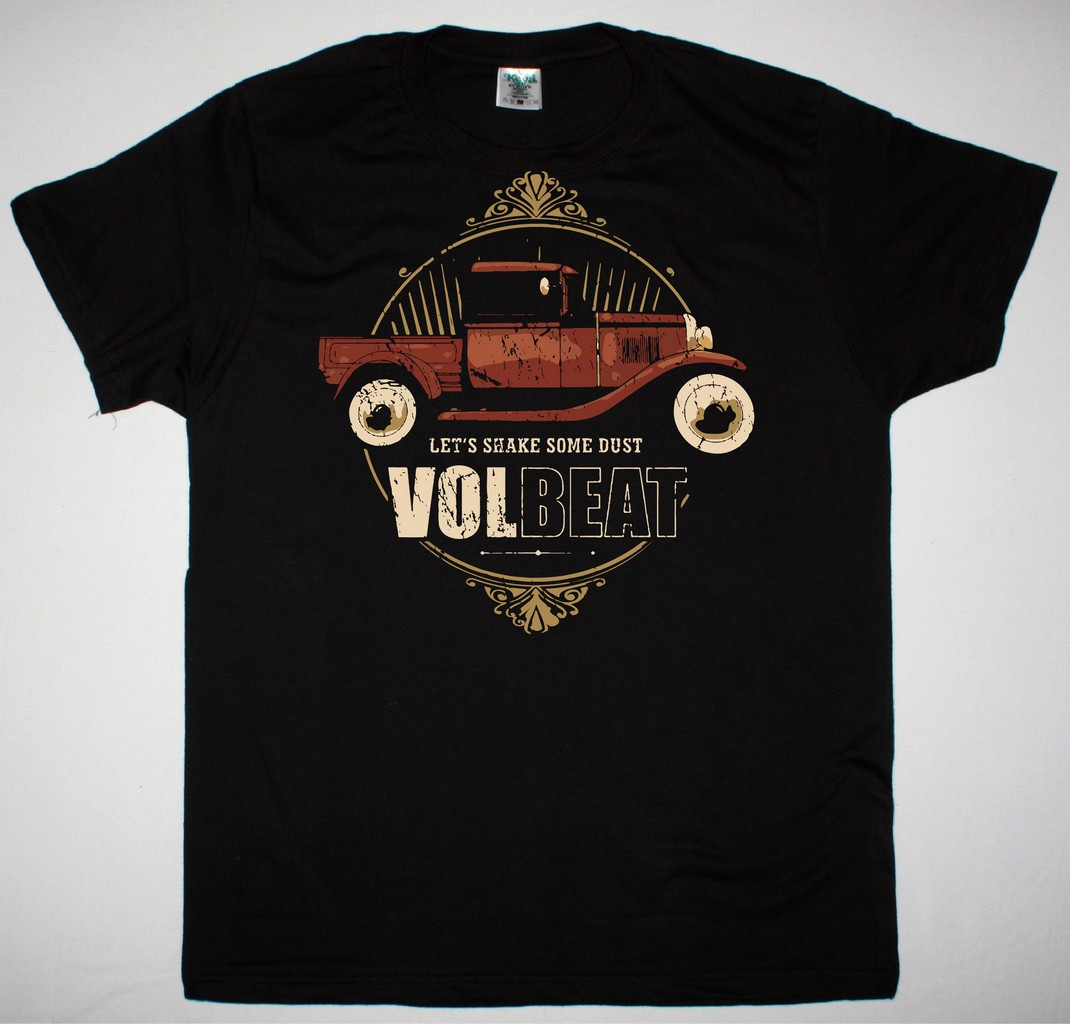 VOLBEAT LET'S SHAKE SOME DUST NEW BLACK T-SHIRT