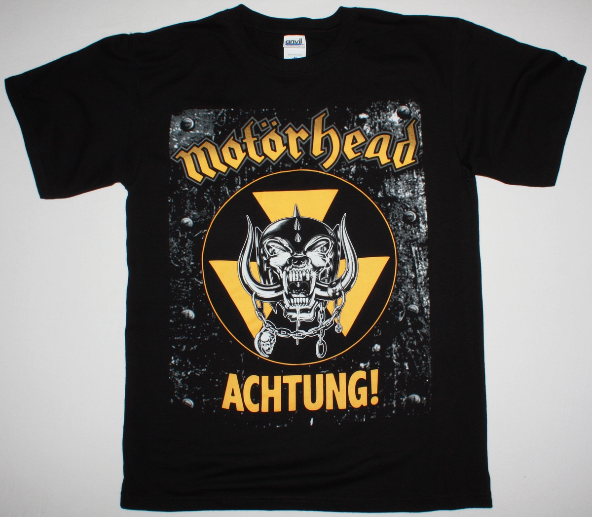 MOTORHEAD ACHTUNG! NEW BLACK T-SHIRT