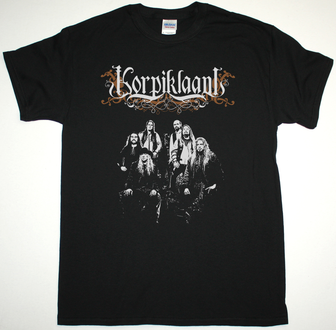 KORPIKLAANI BAND NEW BLACK T-SHIRT