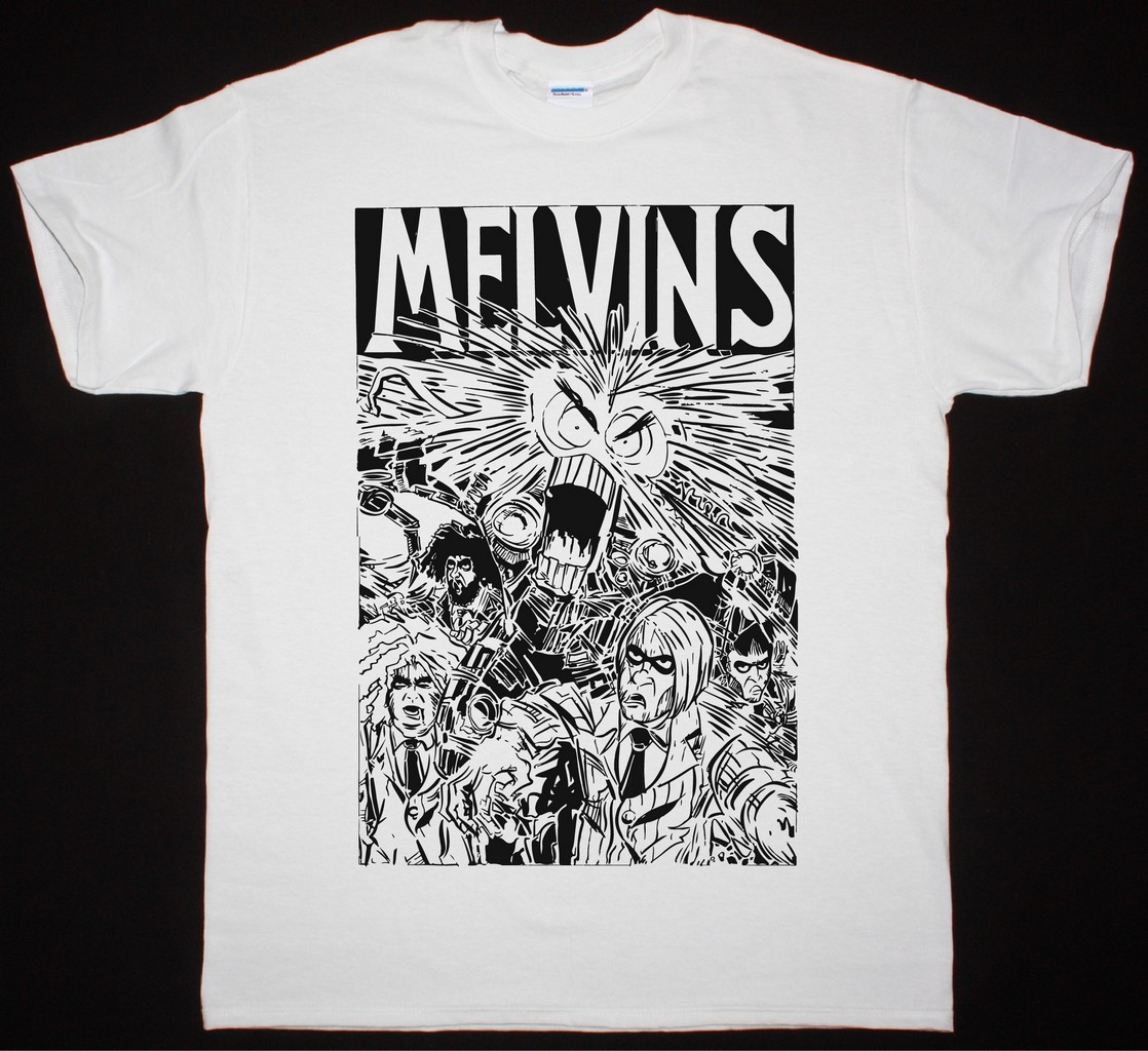 MELVINS TOUR TEE NEW WHITE T SHIRT