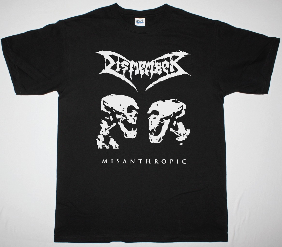 DISMEMBER MISANHTROPIC NEW BLACK T-SHIRT