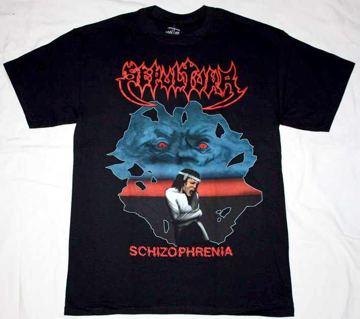 SEPULTURA SCHIZOPHRENIA NEW RARE BLACK T-SHIRT