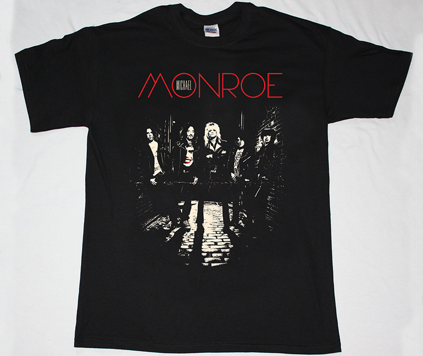 MICHAEL MONROE  78 NEW BLACK T-SHIRT