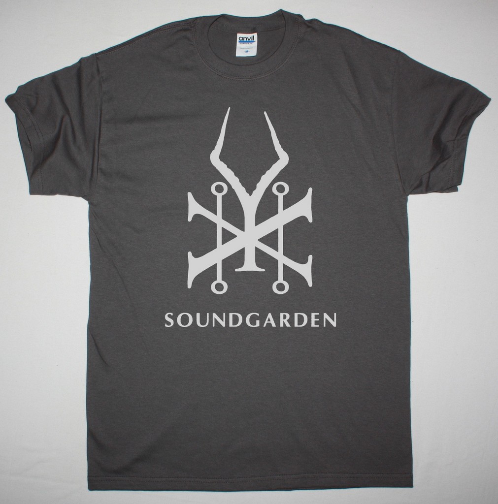 SOUNDGARDEN KING ANIMAL LOGO NEW GREY CHARCOAL T SHIRT