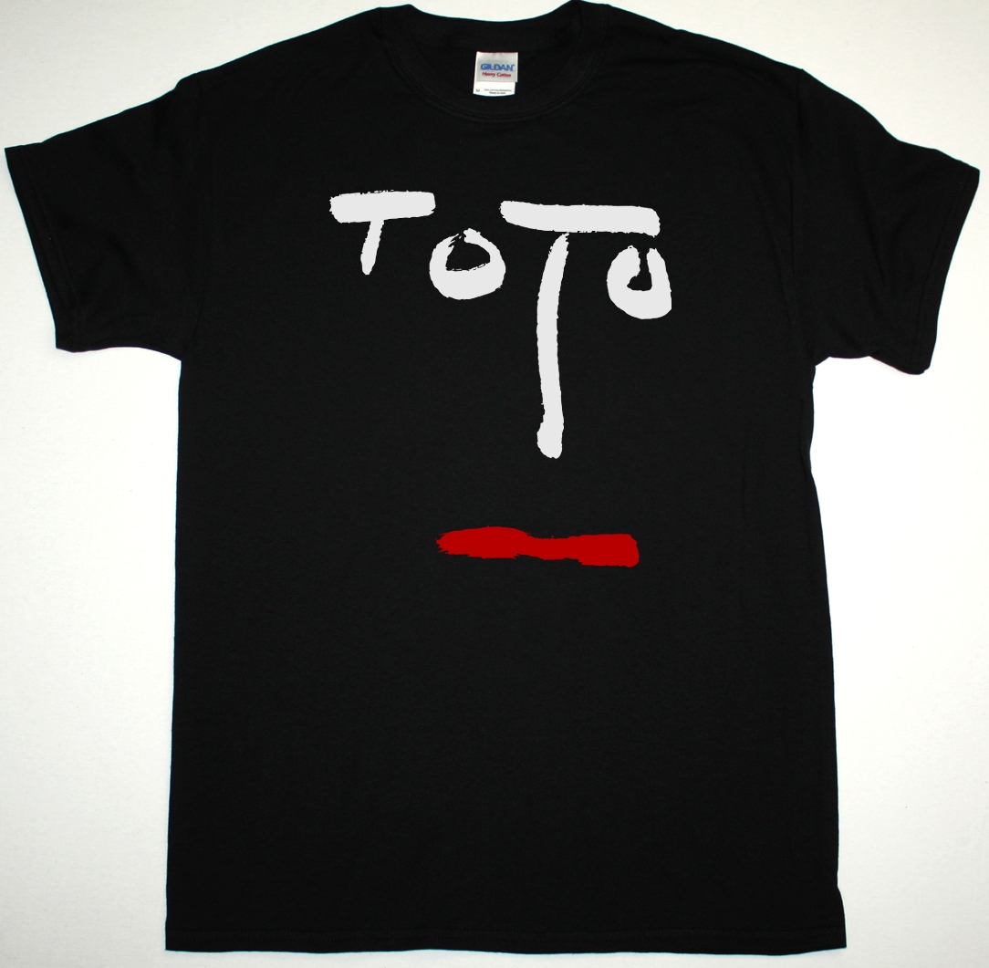 TOTO TURN BACK 1981 NEW BLACK T-SHIRT