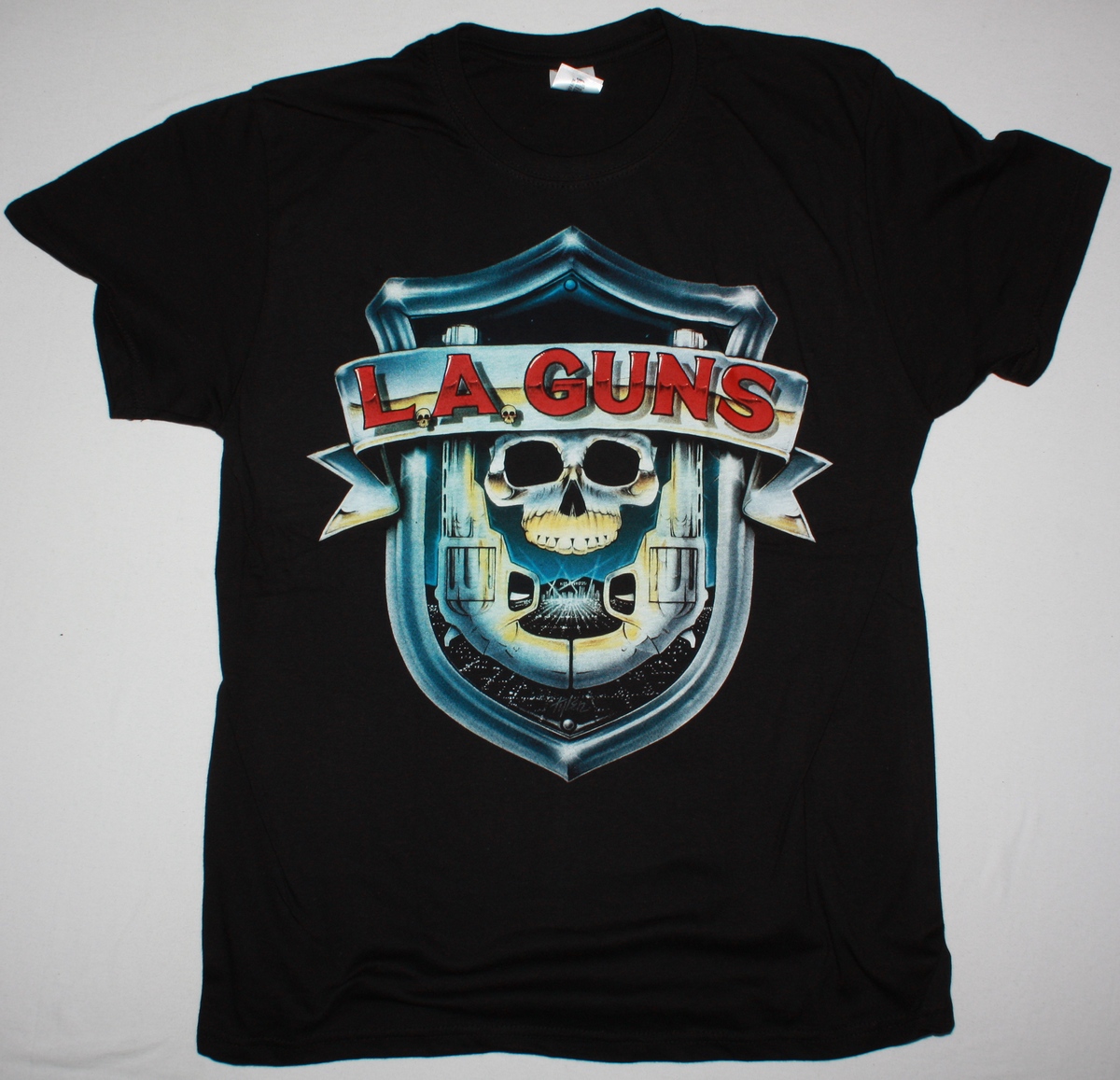 L.A. GUNS NO MERCY TOUR NEW BLACK TSHIRT