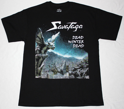SAVATAGE DEAD WINTER DEAD'95 NEW BLACK T-SHIRT