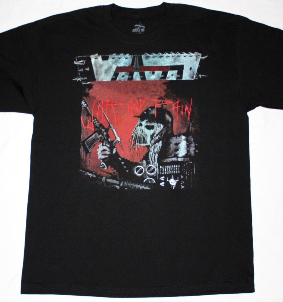VOIVOD WAR AND PAIN'84 NEW BLACK T-SHIRT