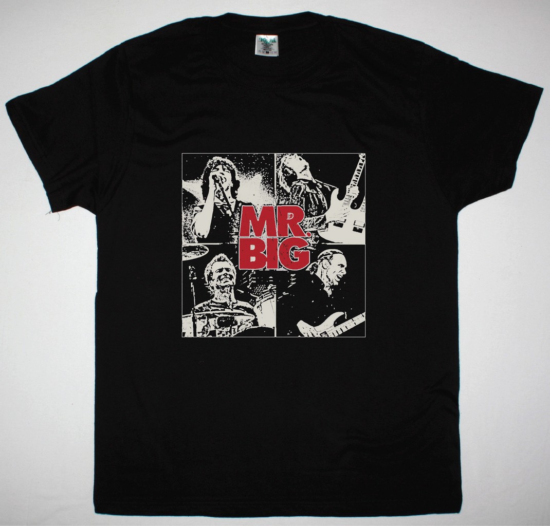 MR BIG LIVE NEW BLACK T-SHIRT