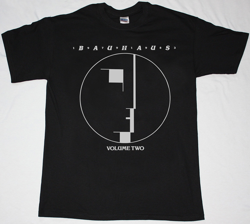 BAUHAUS VOLUME TWO BLACK T-SHIRT