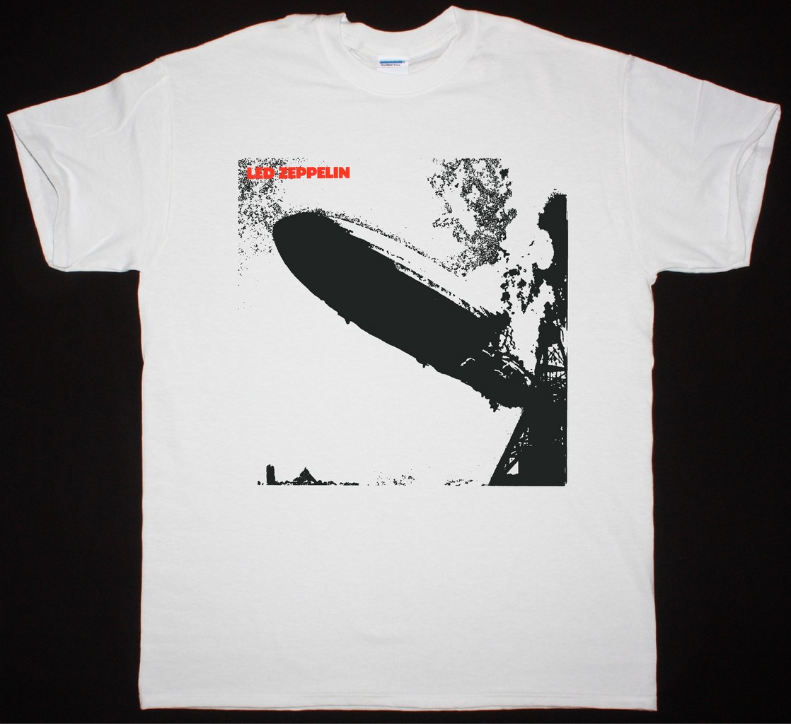 LED ZEPPELIN 1969 NEW WHITE T-SHIRT