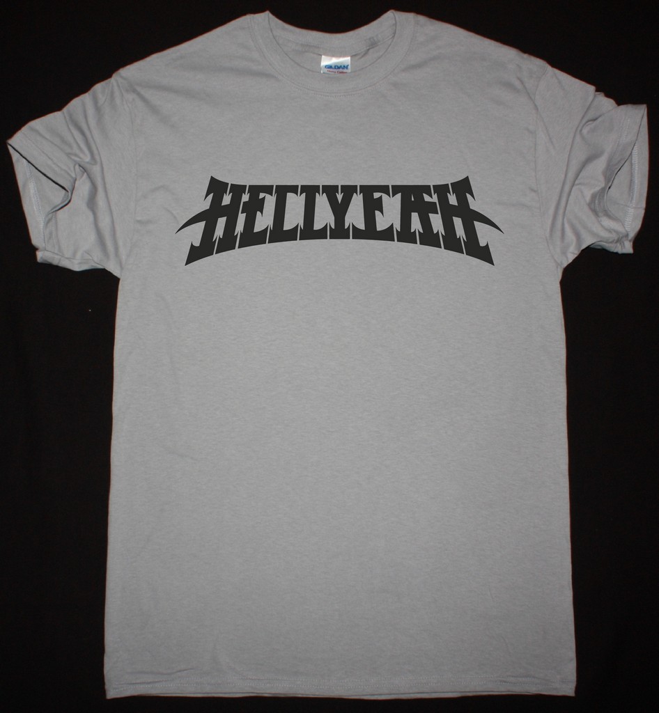 HELLYEAH LOGO NEW LIGHT GREY T-SHIRT