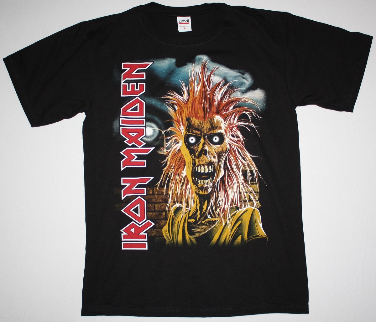 IRON MAIDEN IRON MAIDEN 1980 NEW BLACK T-SHIRT