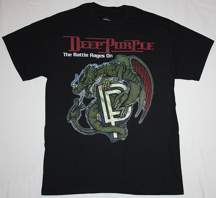 DEEP PURPLE THE BATTLE RAGES ON NEW BLACK T-SHIRT