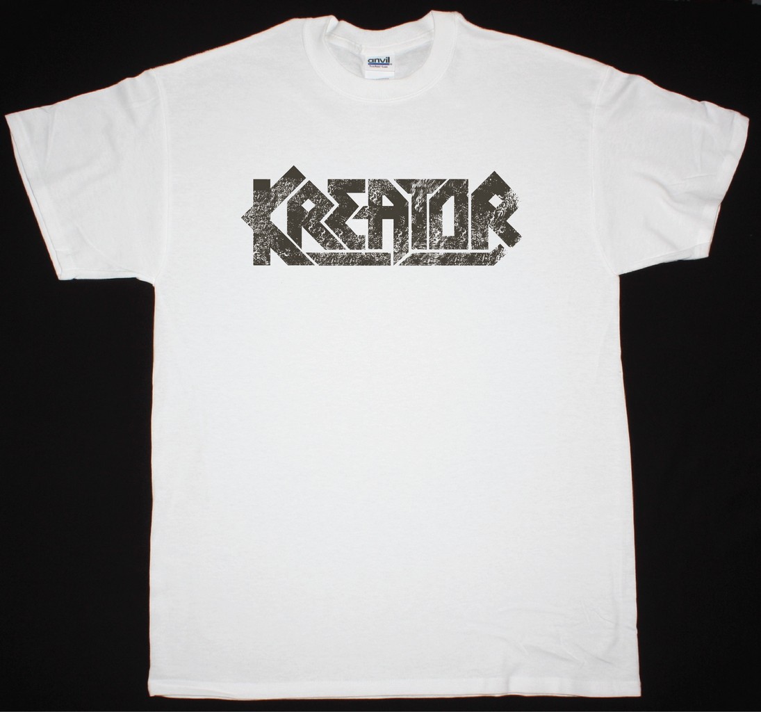KREATOR LOGO NEW WHITE T-SHIRT