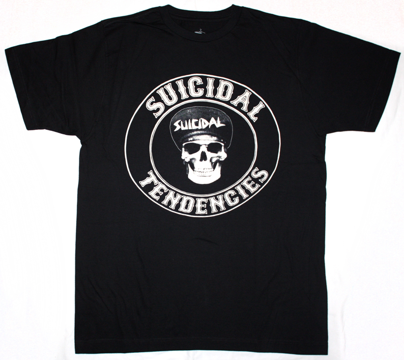 SUICIDAL TENDENCIES SKULL NEW BLACK T-SHIRT