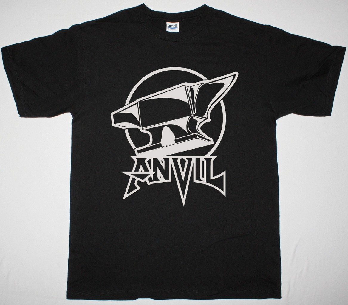 ANVIL ON ANVIL LOGO NEW BLACK T SHIRT
