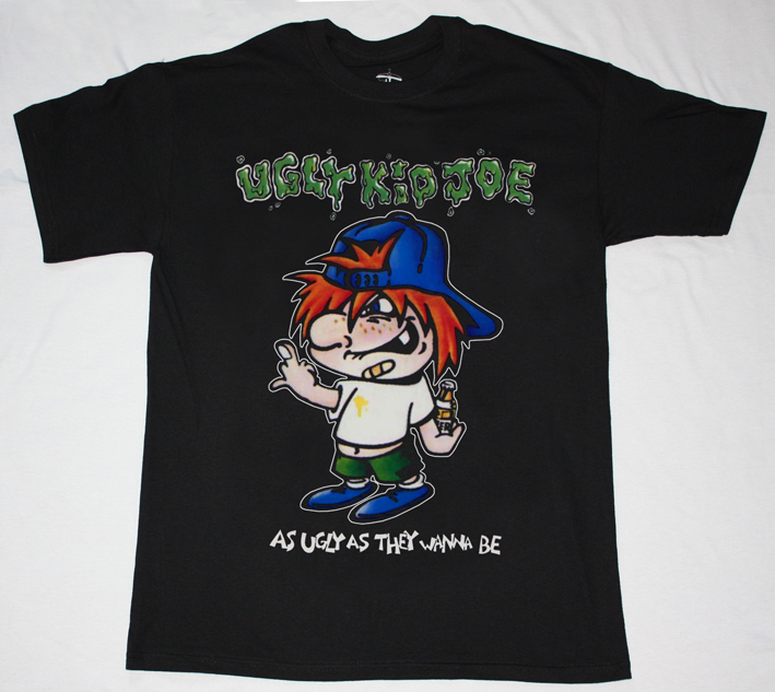 UGLY KID JOE AS UGLY AS THEY WANNA BE'91 BLACK T-SHIRT