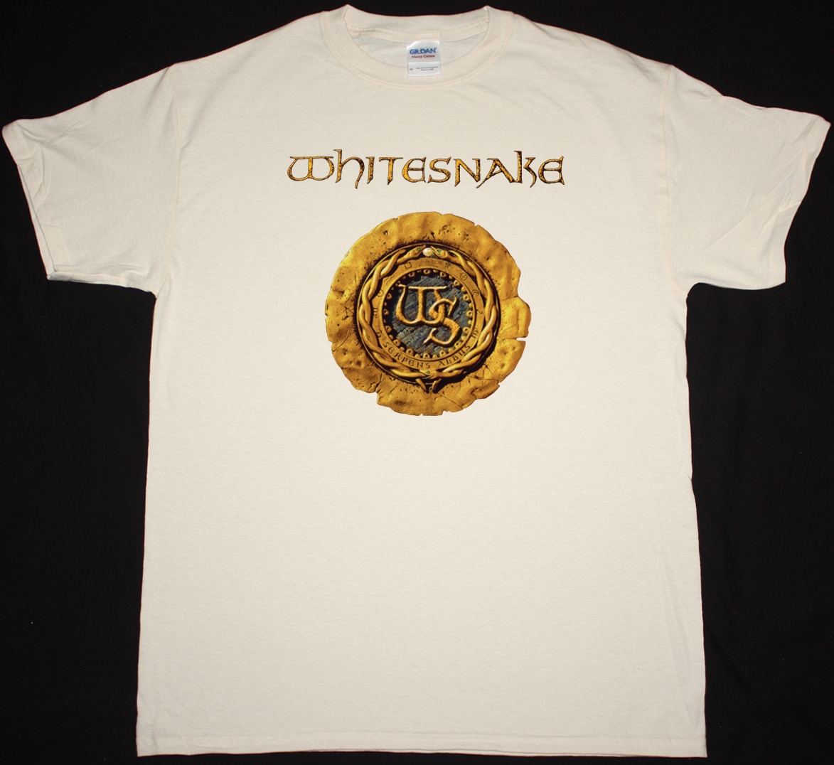 WHITESNAKE 1987 NEW NATURAL COLOR T-SHIRT