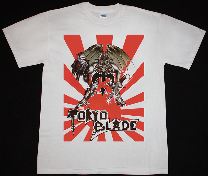 TOKYO BLADE TOKYO BLADE'83 NEW WHITE T-SHIRT
