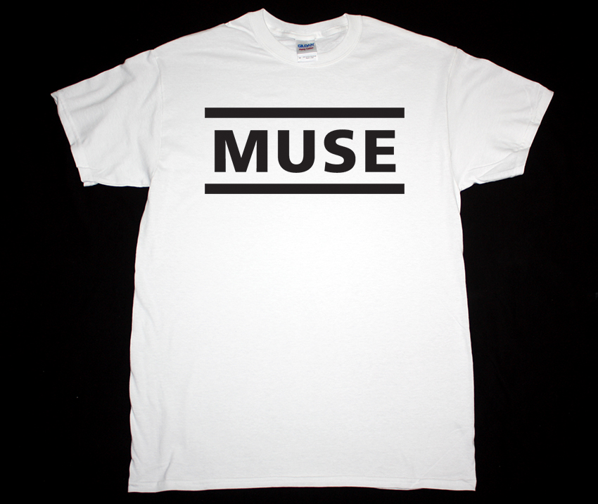 MUSE LOGO NEW WHITE T-SHIRT