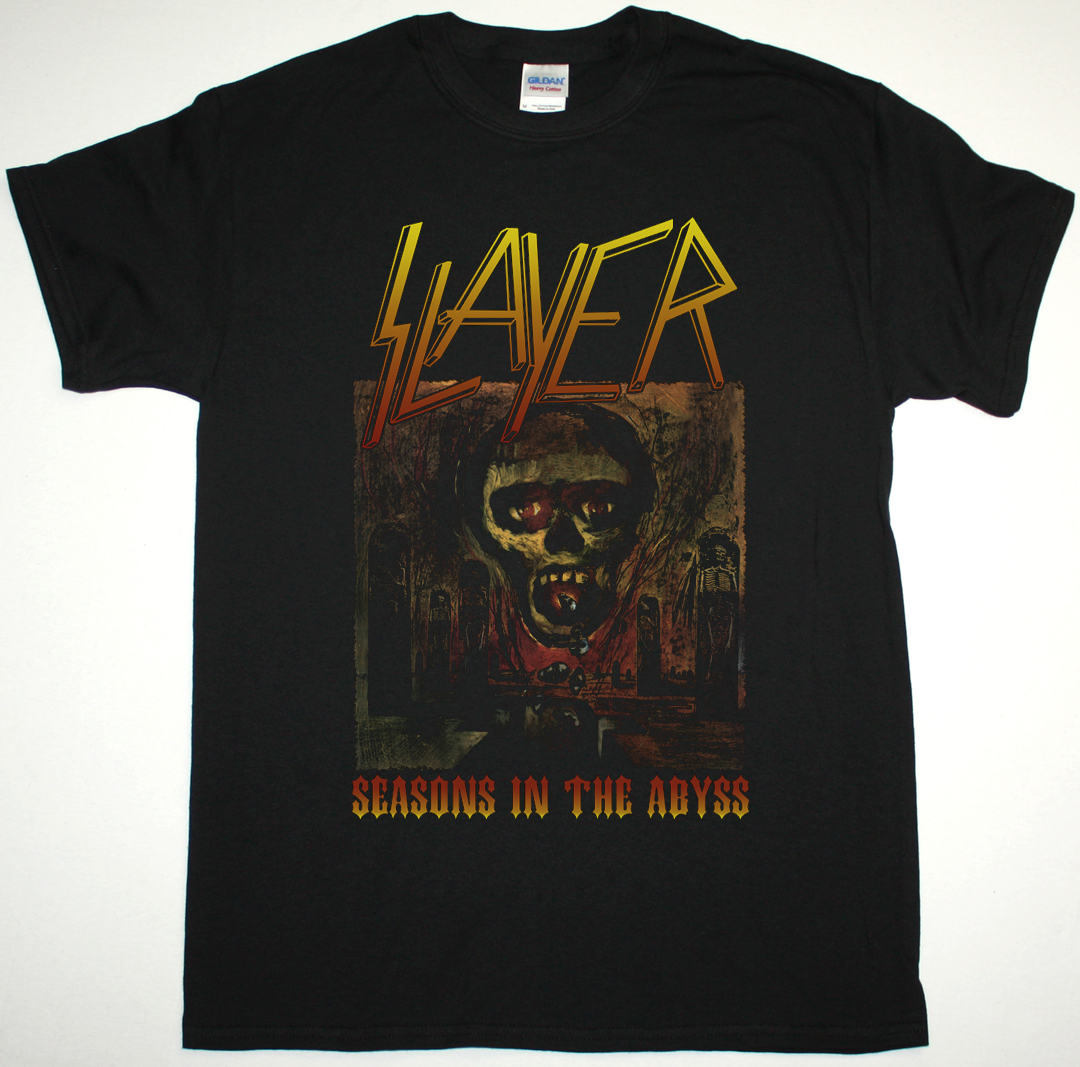 SLAYER SEASONS IN THE ABYSS NEW BLACK T-SHIRT