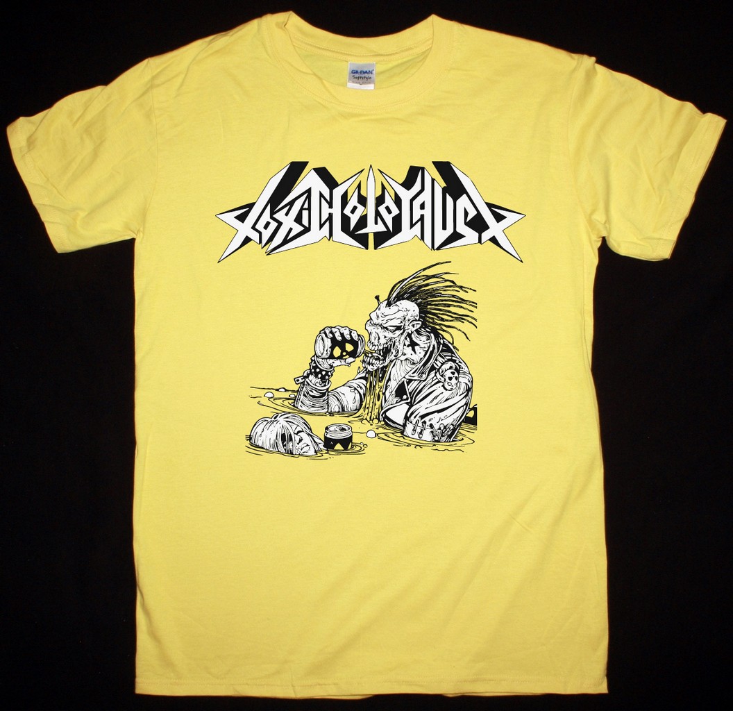 TOXIC HOLOCAUST LORD OF THE WASTELAND NEW YELLOW T SHIRT