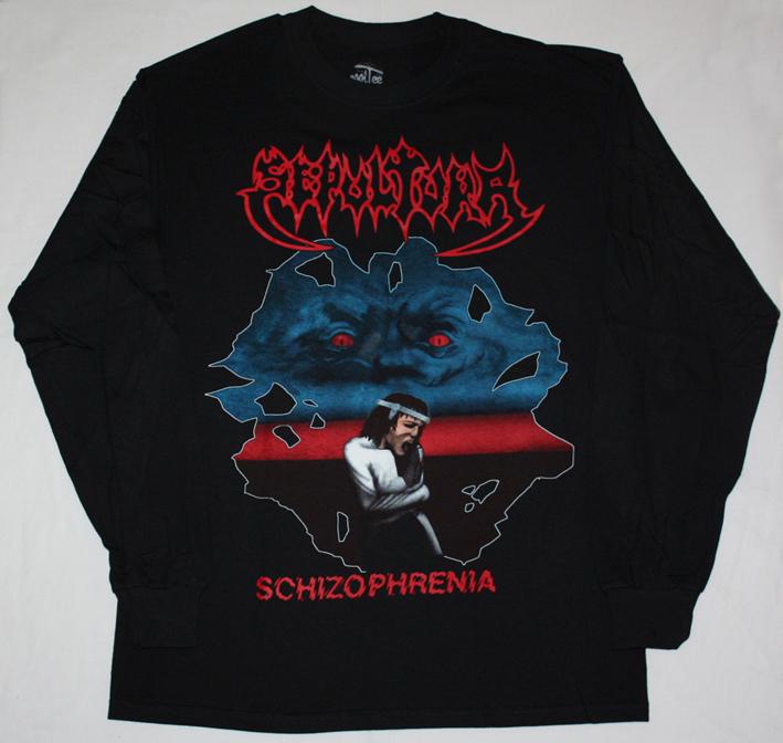 SEPULTURA SCHIZOPHRENIA'87 S-XXL LONG SLEEVE T-SHIRT