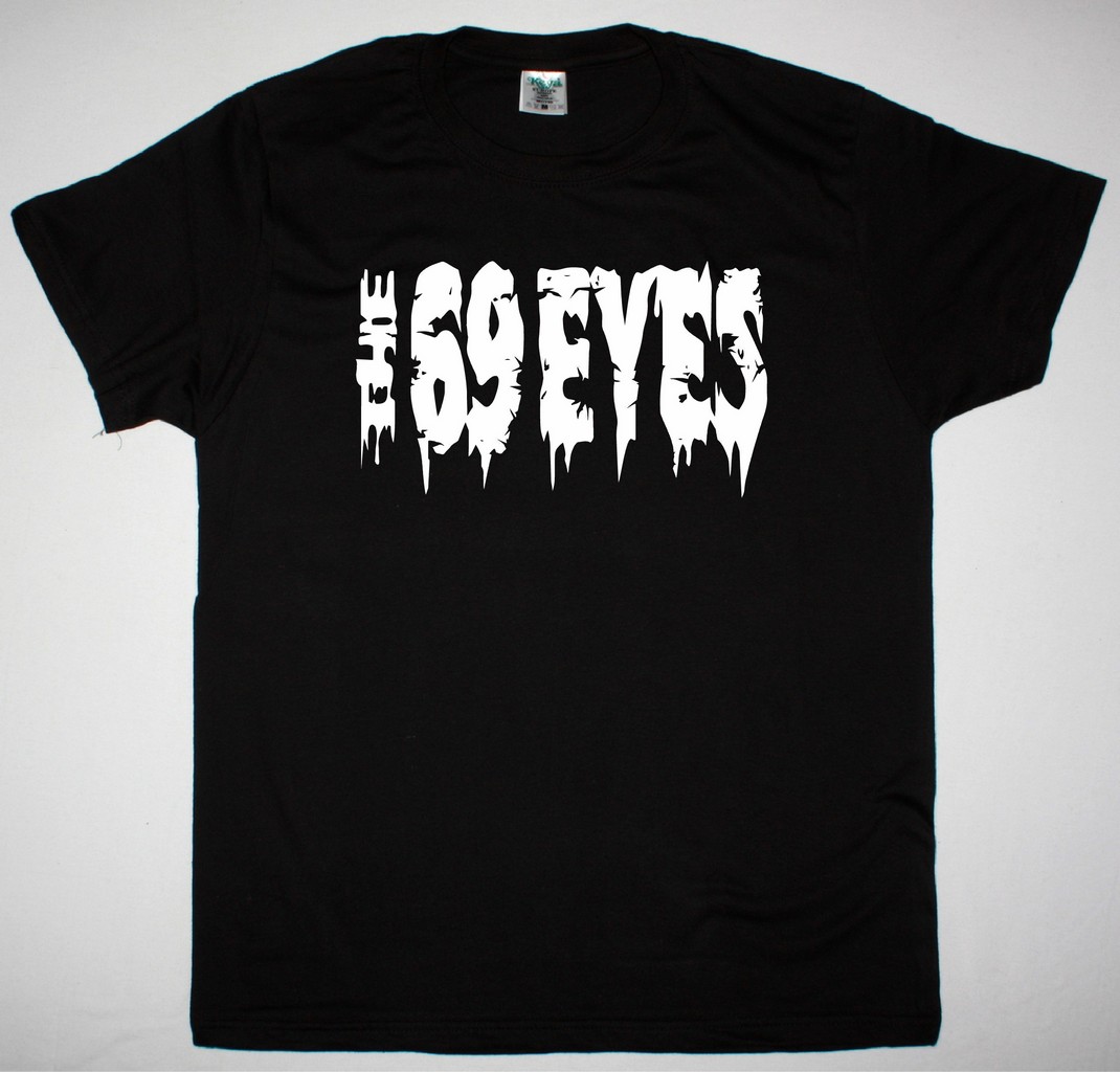 THE 69 EYES LOGO NEW BLACK  T-SHIRT