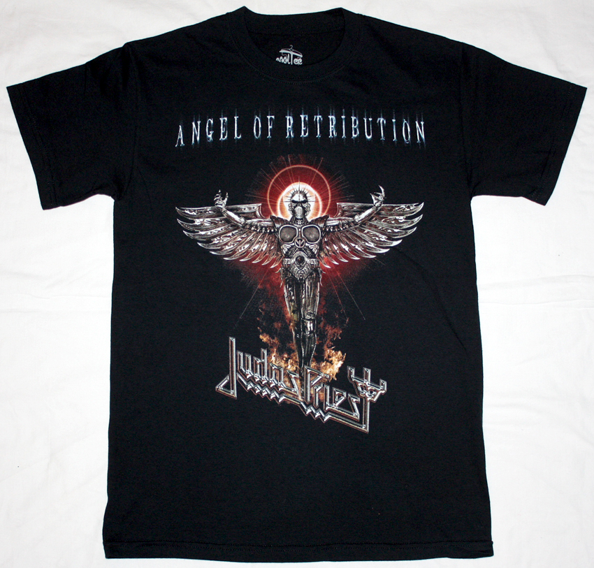 JUDAS PRIEST ANGEL OF RETRIBUTION NEW BLACK T-SHIRT